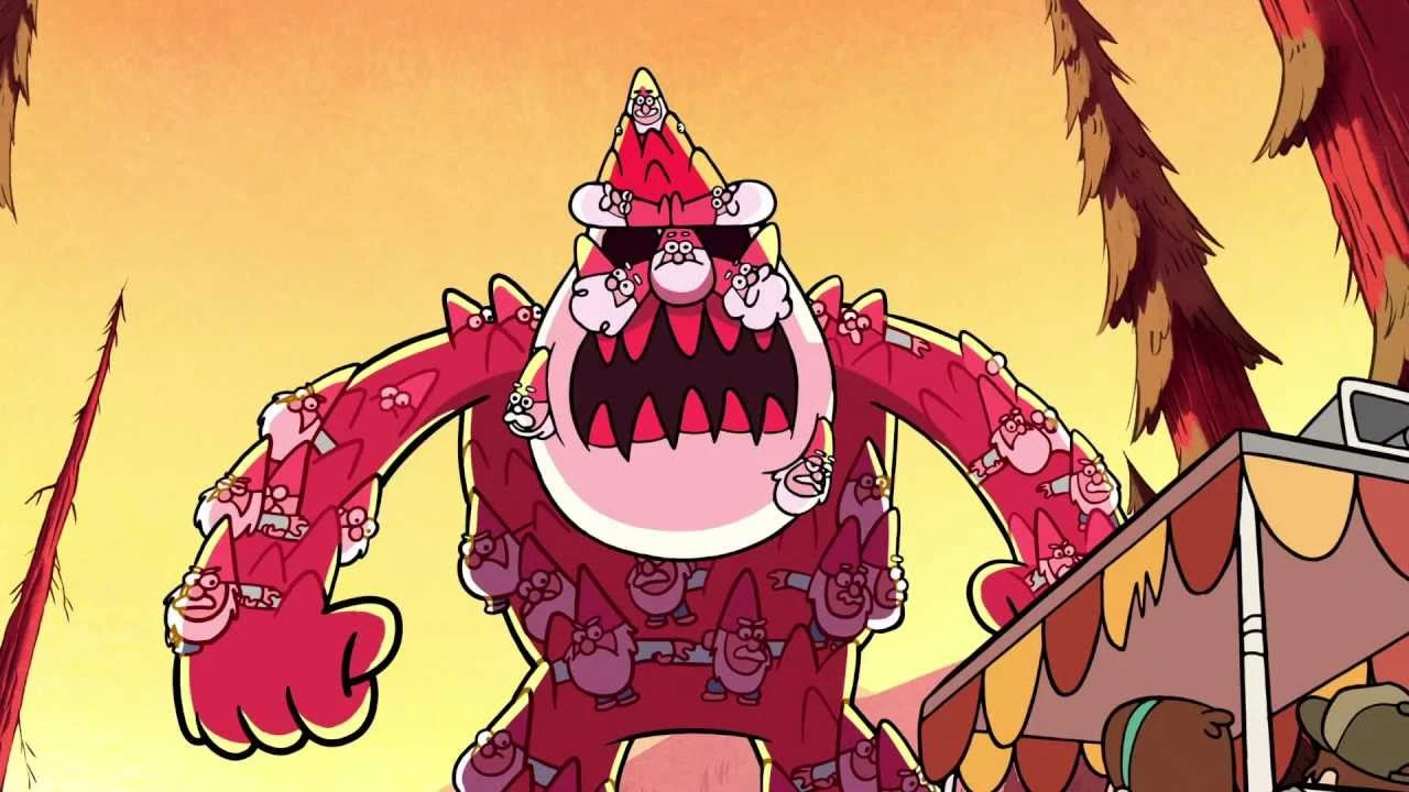 The enormous gnome monster from Gravity Falls